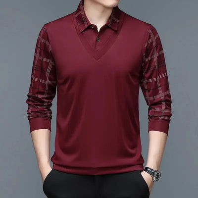 Montgomery Long Sleeve Polo ASTRAL W NOBLE